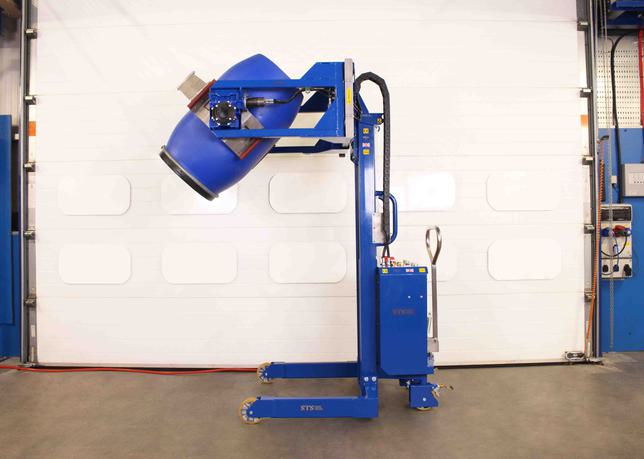 STS Power Clamp Drum Rotator/Tipper (Pneumatic)
