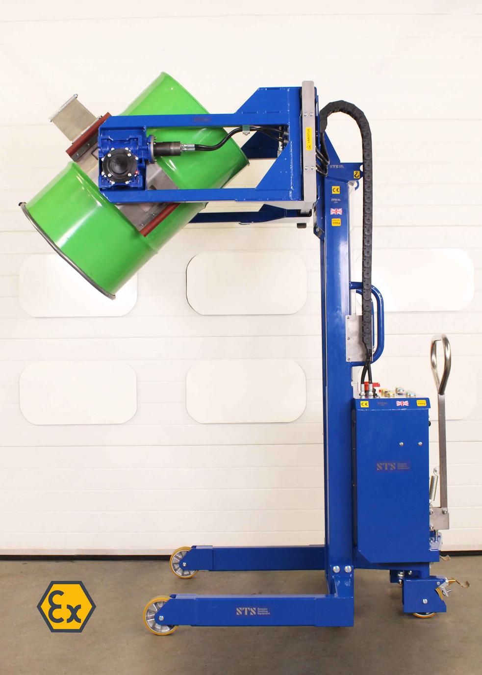 STS Power Clamp Drum Rotator/Tipper (Pneumatic)