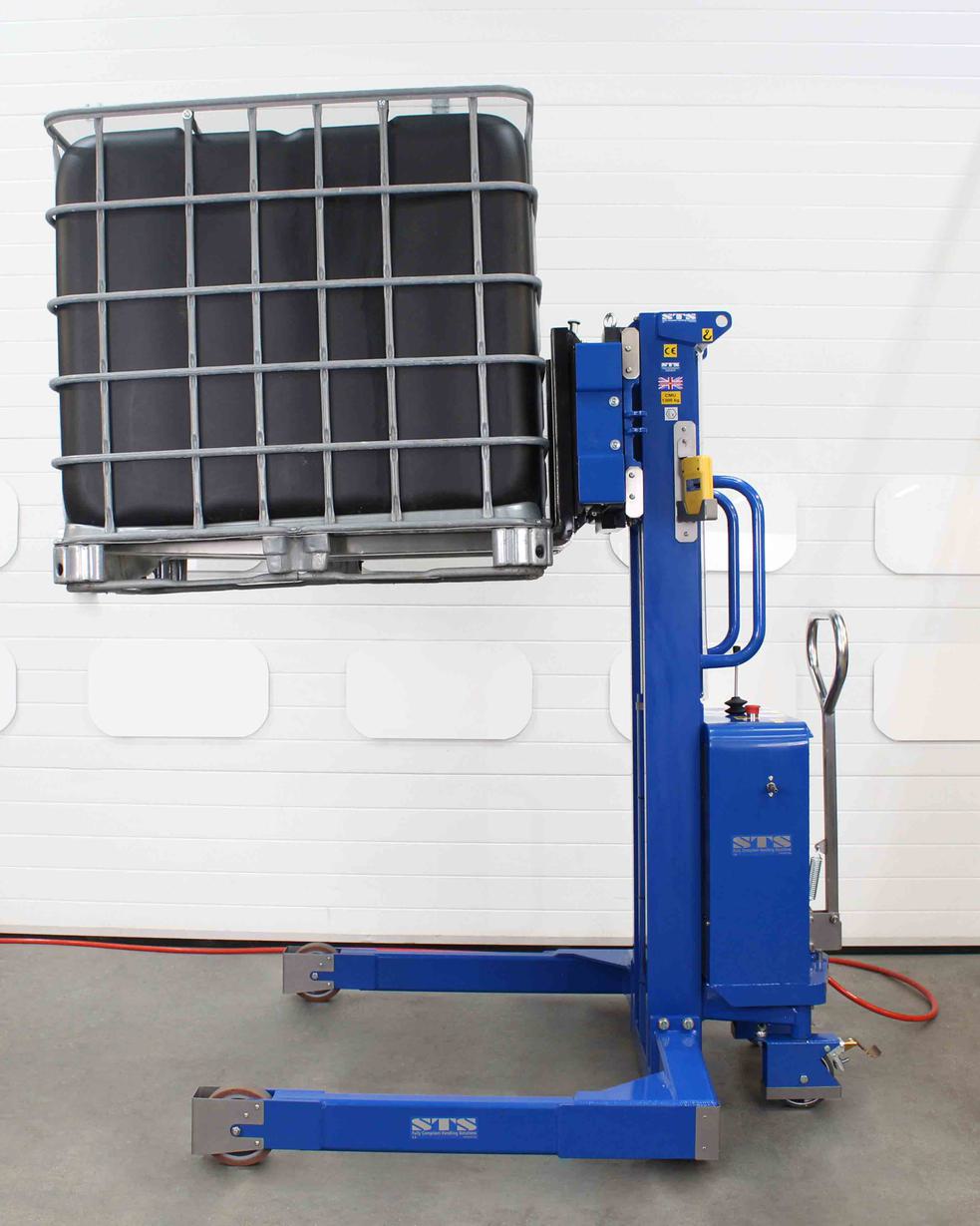 STS ATEX Straddle Stacker with Weighing System