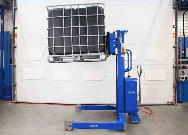 Lifting Machine Stp STS ATEX Straddle Stacker with Weighing System — Ballinphellic Lifting ...