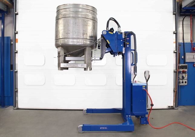 STS ATEX Stacker Truck, Tilting Forks