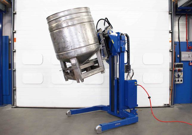 STS ATEX Stacker Truck, Tilting Forks