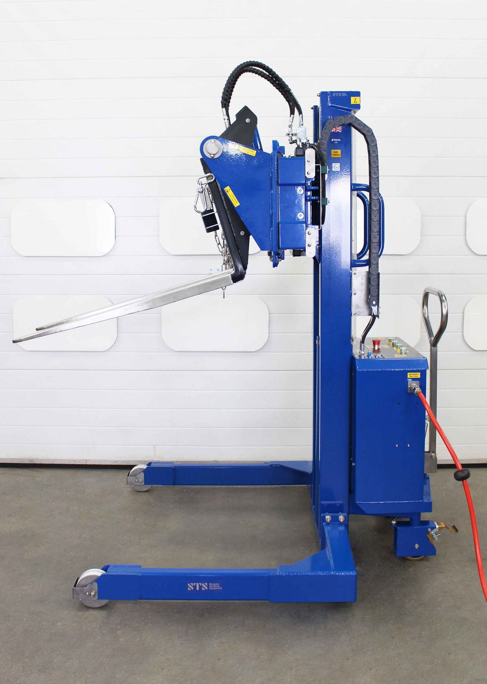 STS ATEX Stacker Truck, Tilting Forks