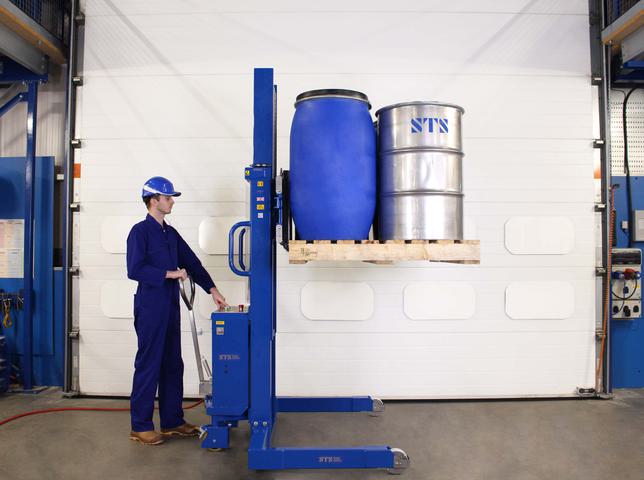 Lifting Machine Stp STS ATEX Telescopic Pedestrian Stacker Truck — Ballinphellic Lifting ...