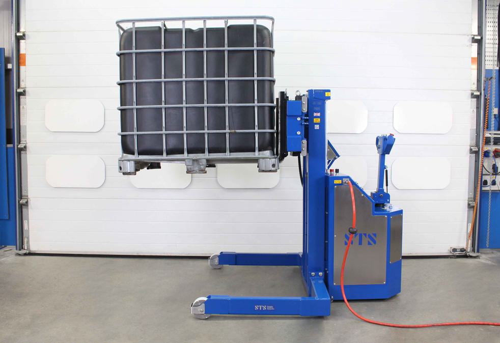 STS ATEX Power Drive Stacker with Weighing System