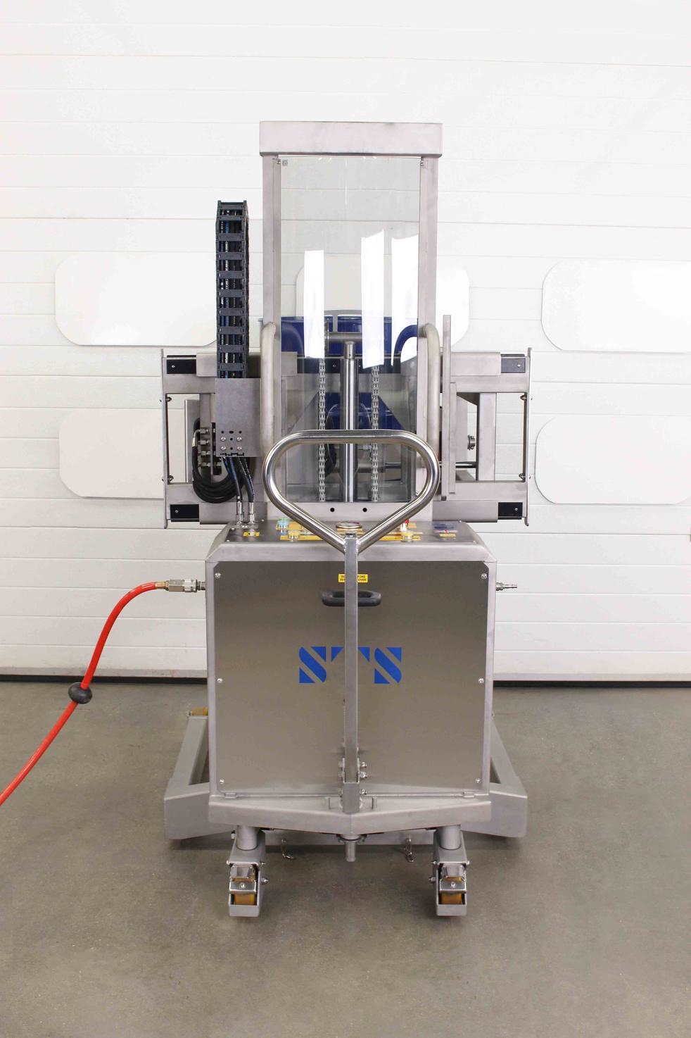 STS Power Clamp Drum Rotator/Tipper (Pneumatic) Stainless Steel