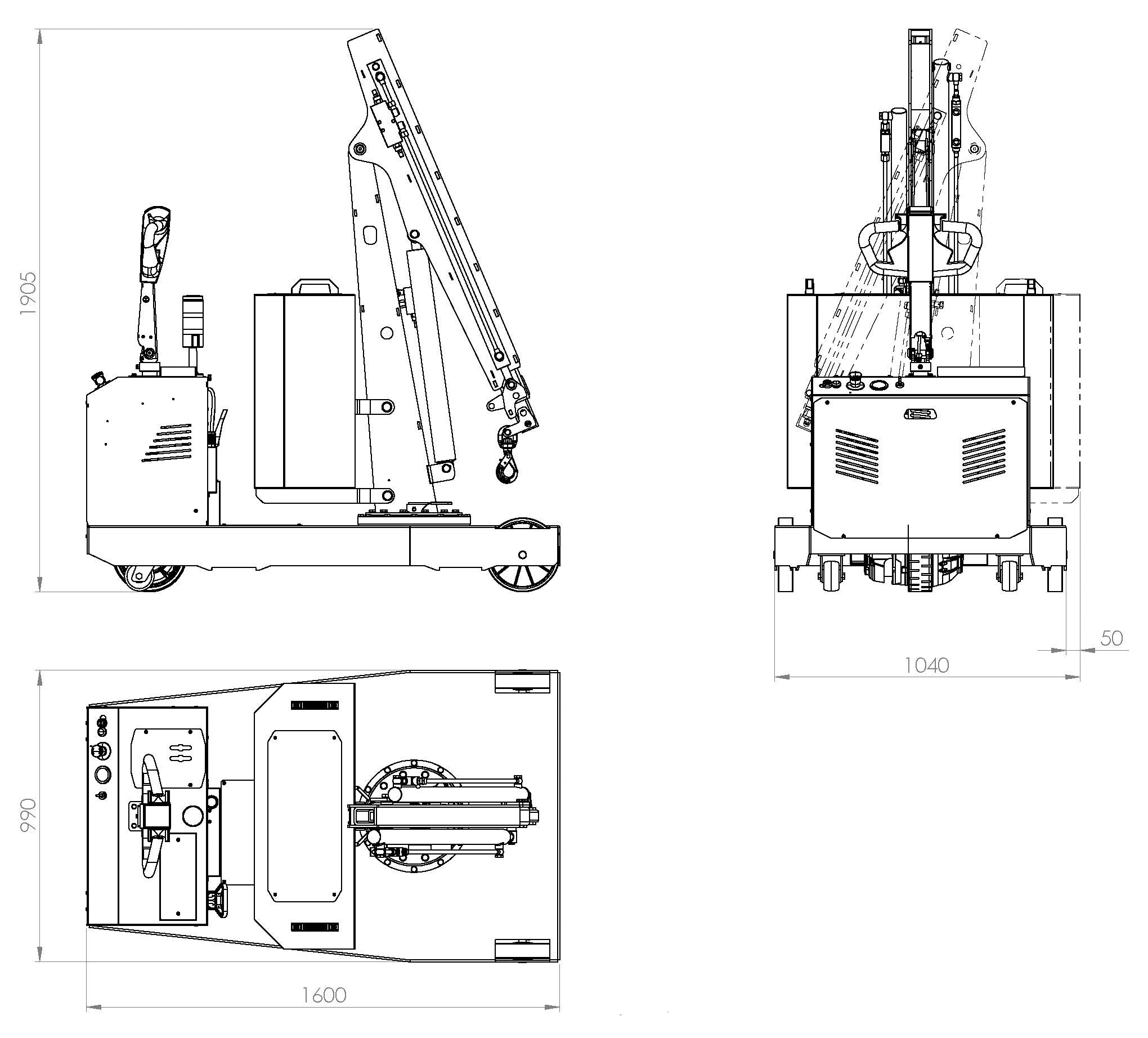 TECHNICAL DRAWING FLEX G750 DB Pagina 1