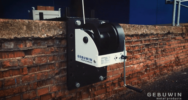 Worm gear hand winch 1000kg