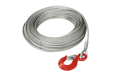 Stainless steel cable with hook