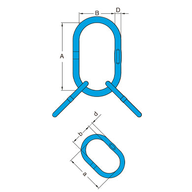 X-007 G100 Welded Master Link Assembly