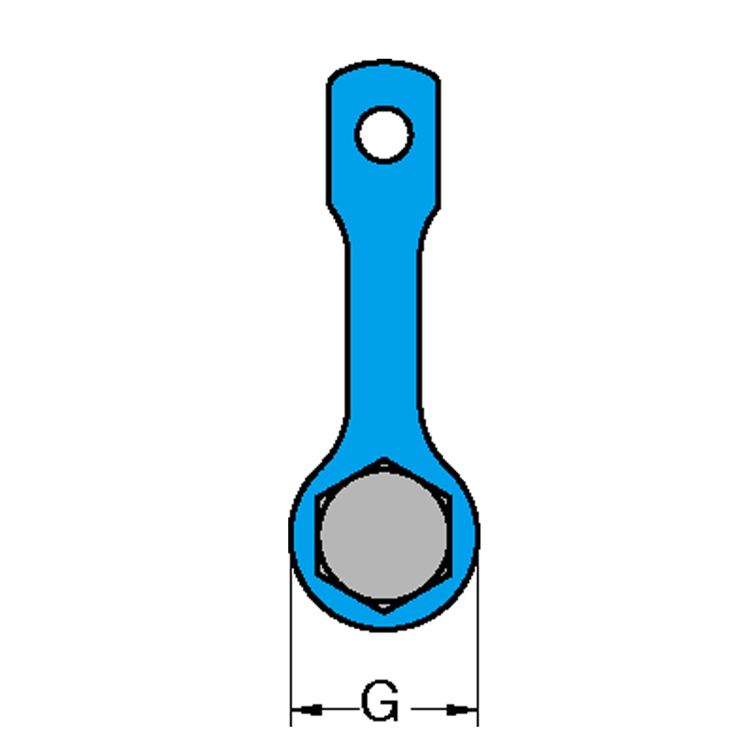 X-066 G100 Clevis Shackle