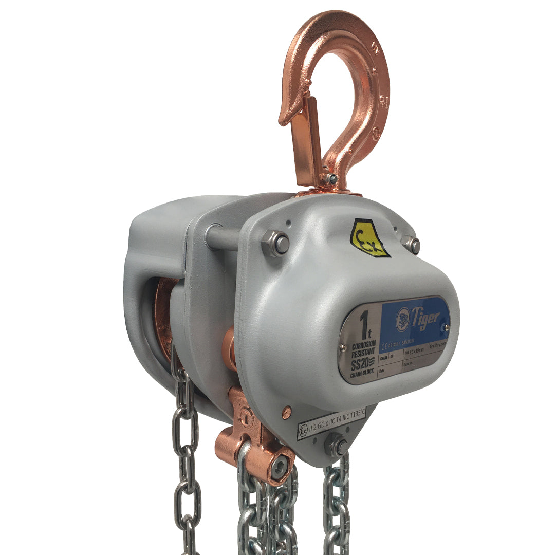 Spark Resistant Chain Block