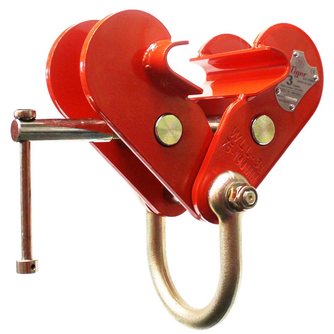 BCF Fixed Jaw Beam Clamp with Shackle