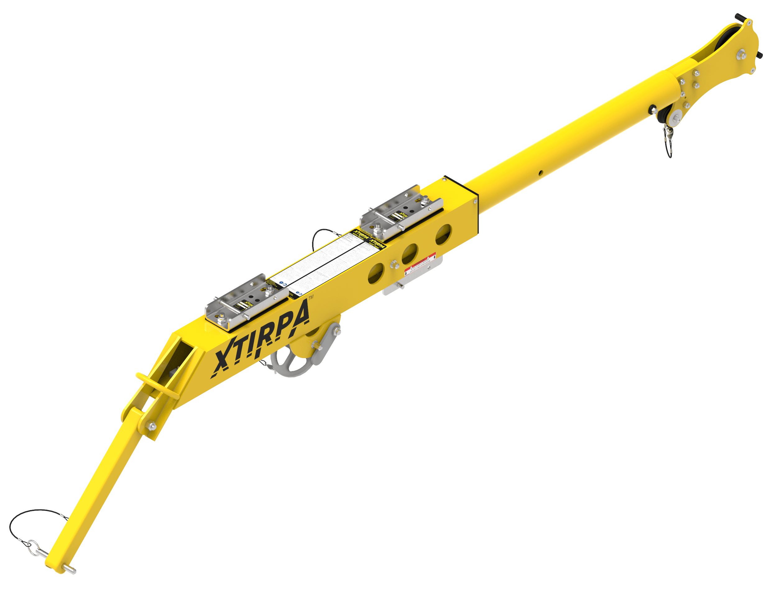 XTIRPA IN 8007 - 610mm (24") Mast-Davit Arm with Counterweight