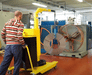 manual counterbalanced lifting equipment for handling coils and steel components