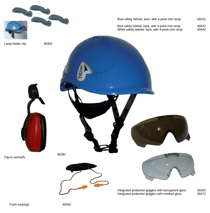 Tractel TR2000 helmet with 4 point chinstrap