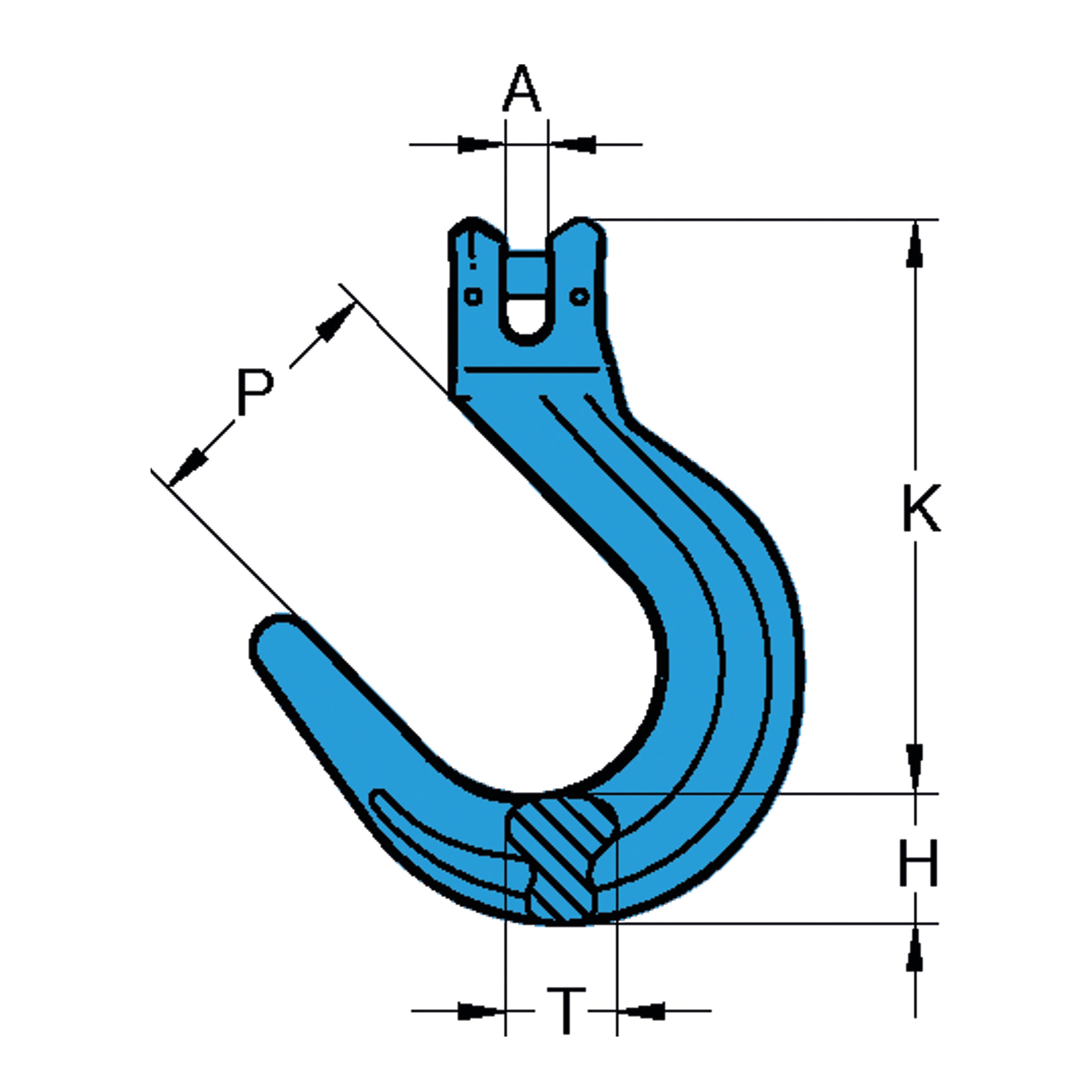 X-046 G100 Clevis Foundry Hook