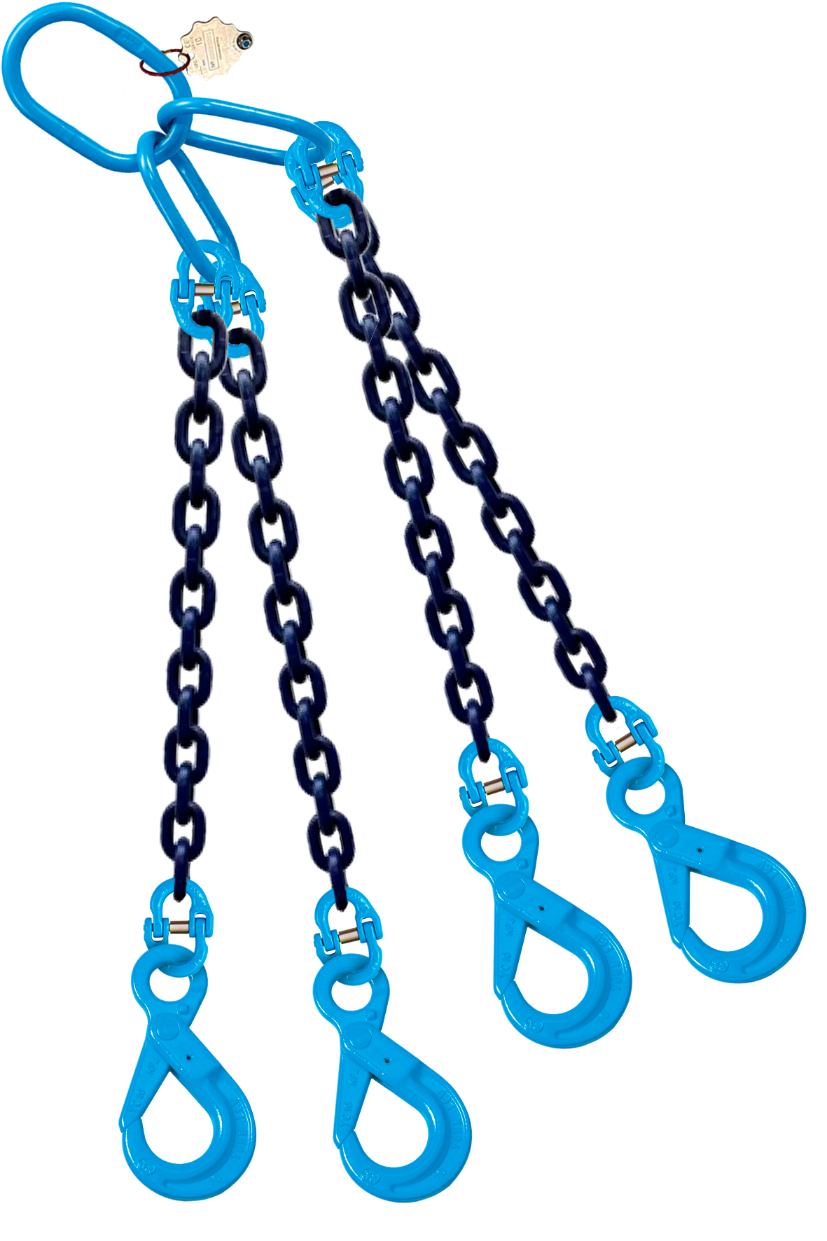Fuor Chaino CX Digitalised G100 Four-leg Chain Sling - 6mm — Ballinphellic Lifting ...