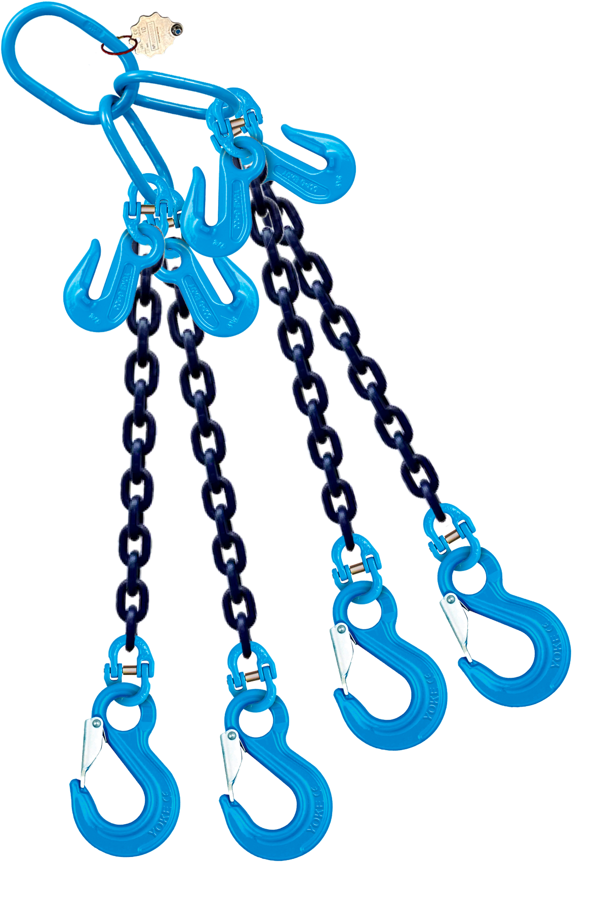 CX Digitalised G100 Four-leg Chain Sling - 6mm
